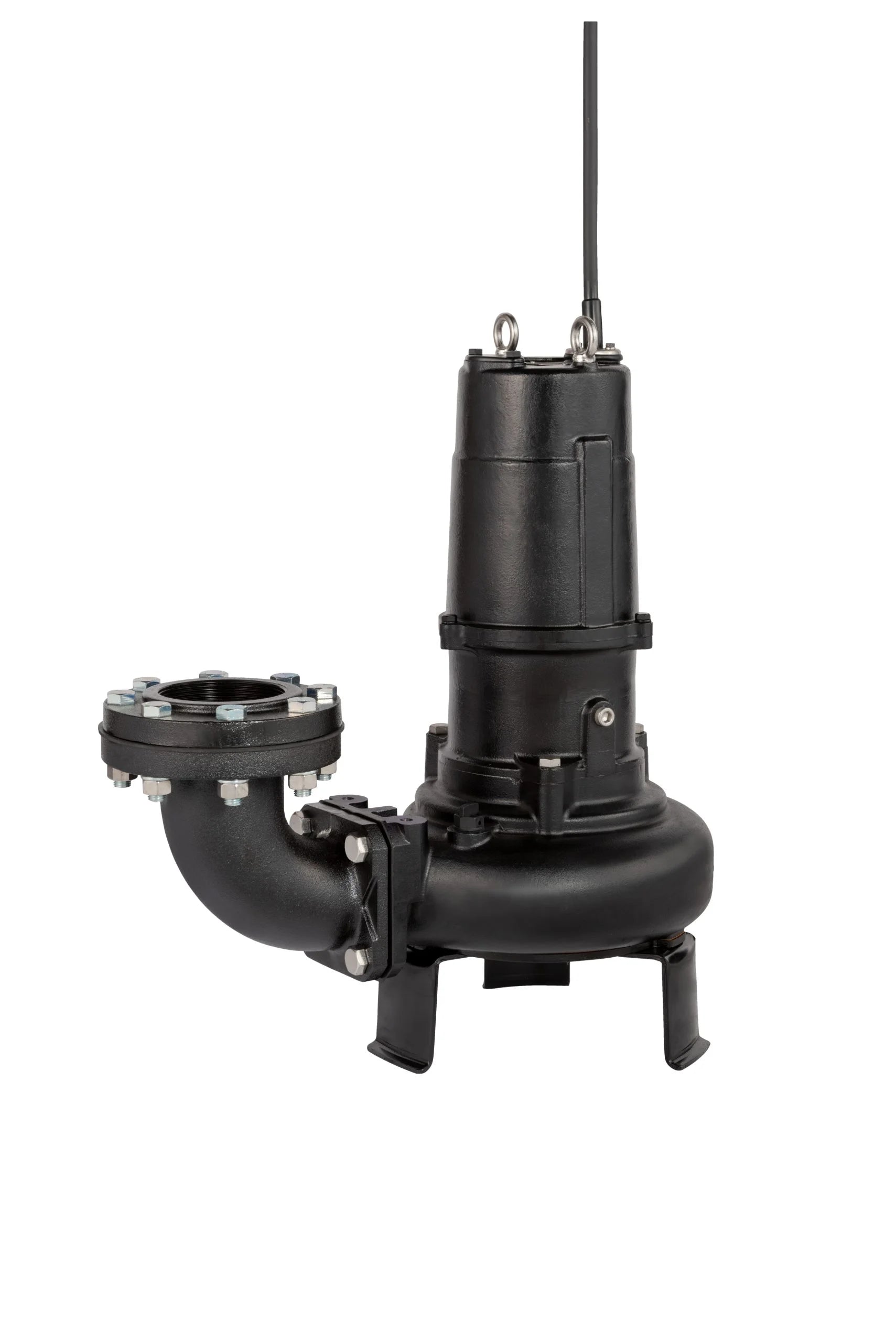 Tsurumi CR Series Submersible Wastewater Cutter Pump - High Chromium Cast Iron Impeller, 3 Phase Motor | Heavy-Duty Sewage, Industrial & Municipal Wastewater Treatment