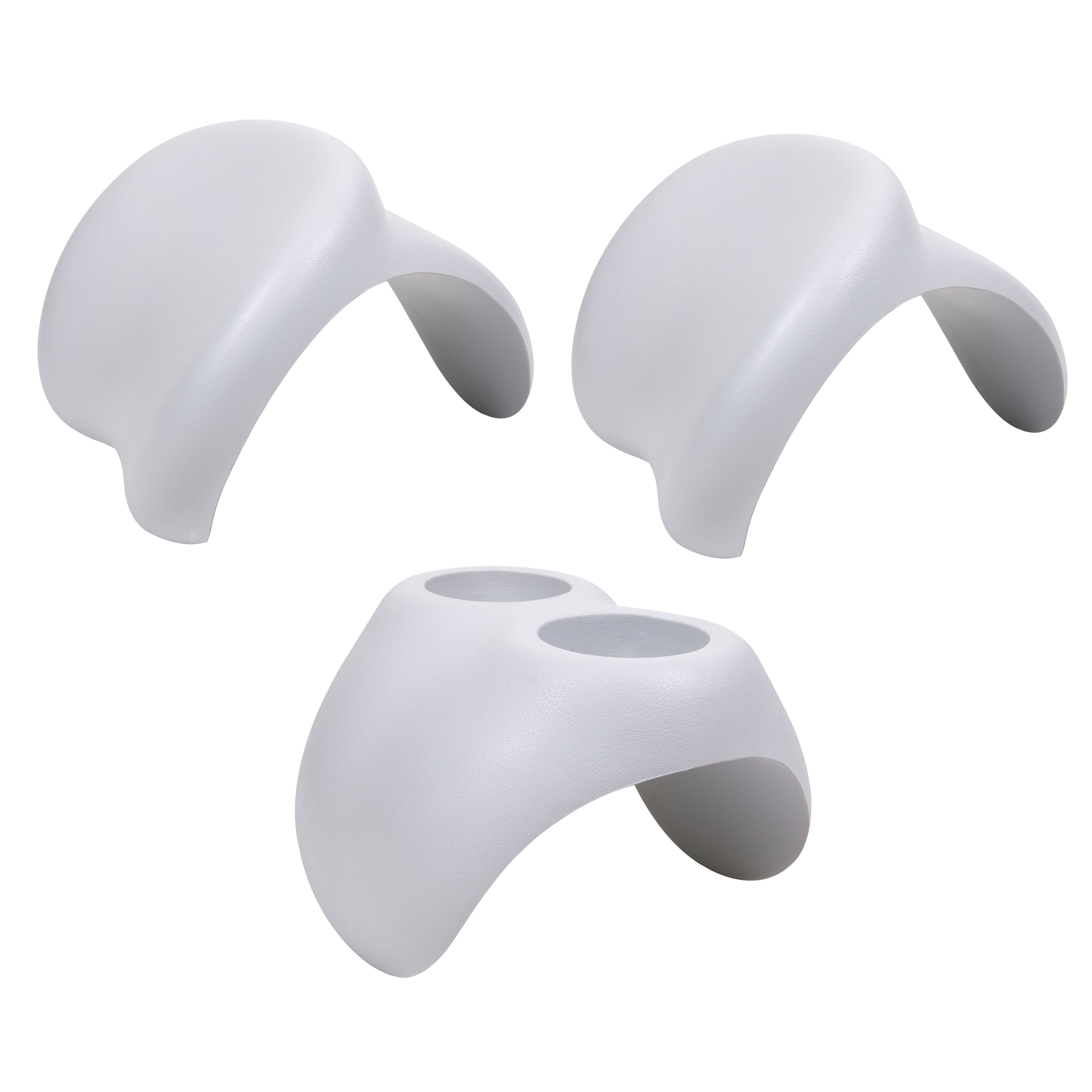 Premium Hot Tub Spa Accessories Set - 2 Headrests & Drink Holder for Ultimate Relaxation | Perfect for Backyard, Patio, and Poolside Use | Model DL96