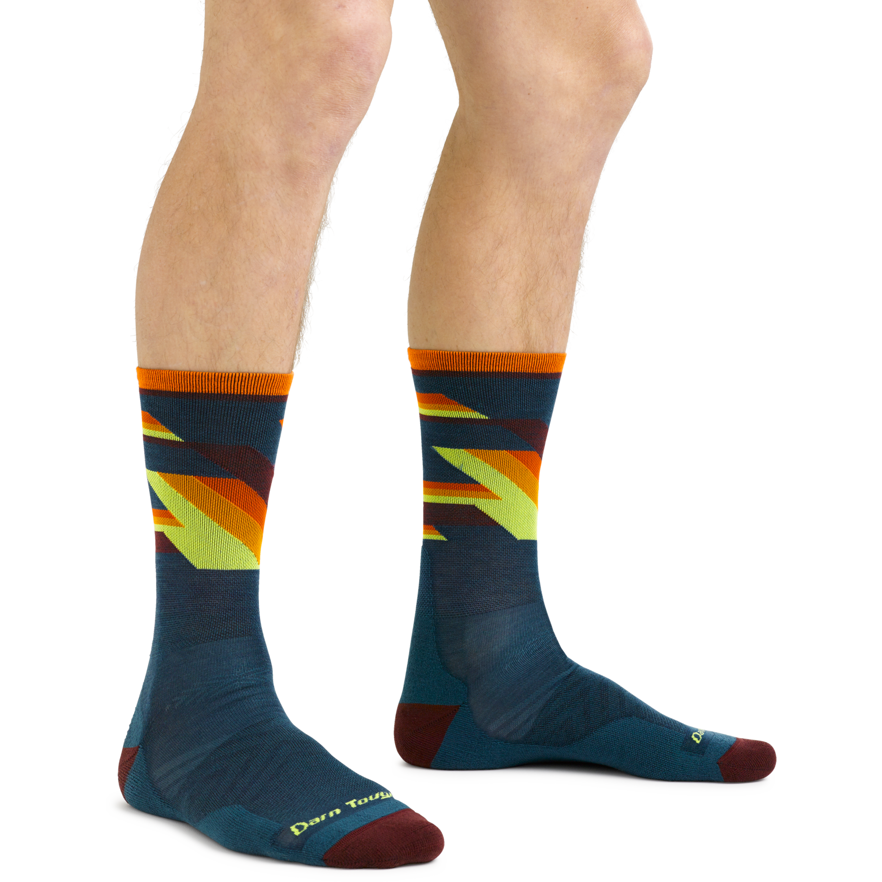 Bolt Micro Crew Ultra Lightweight Running Socks for Men - Breathable Athletic Socks for Jogging, Gym & Marathon Training - D1056M