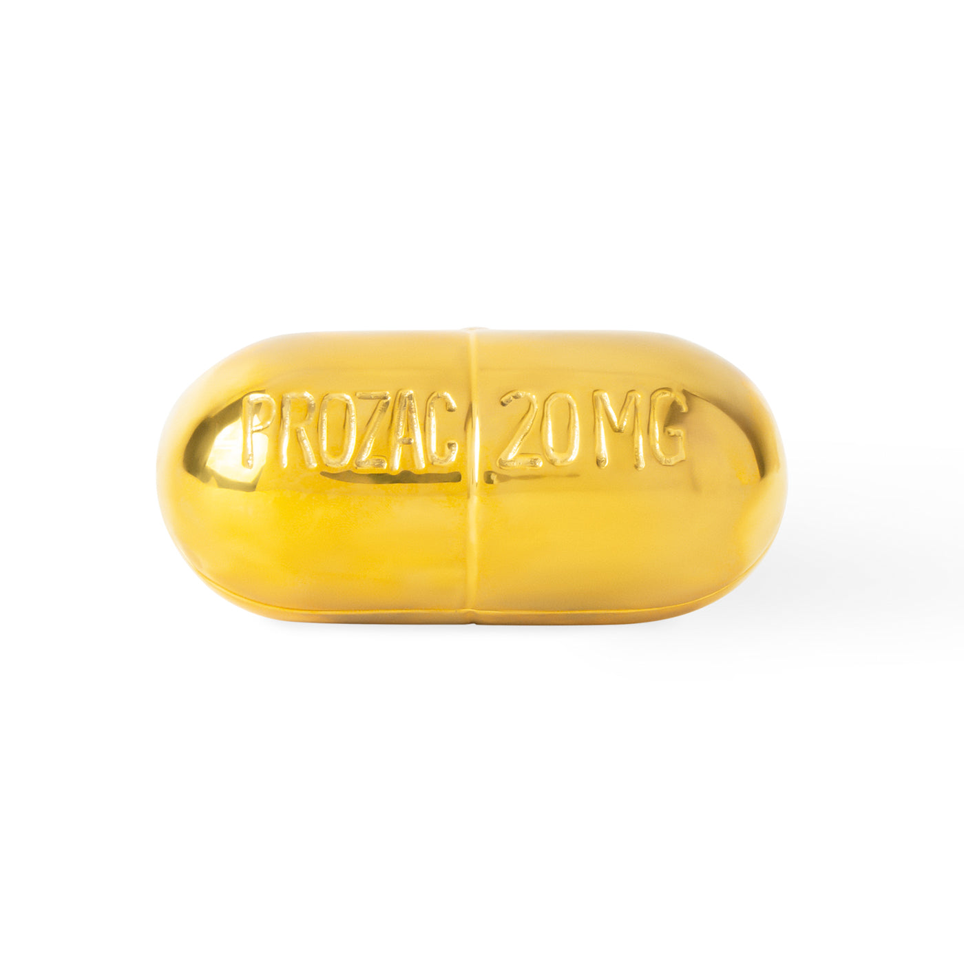 Premium Brass Pill Box for Prozac 30771 - Elegant & Durable Medication Organizer for Travel, Home, or Office Use