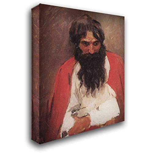 Vasily Surikov Blackbearded Old Man 20x24 Gallery Wrapped Canvas Art - Perfect for Living Room, Bedroom & Office Wall Decor