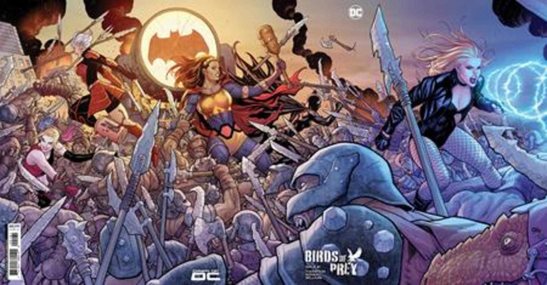 Birds Of Prey #1 Cover E Frank Cho Triptych Gatefold Variant - Limited Edition DC Comics Collectible - Perfect for Comic Book Displays & Superhero Collections