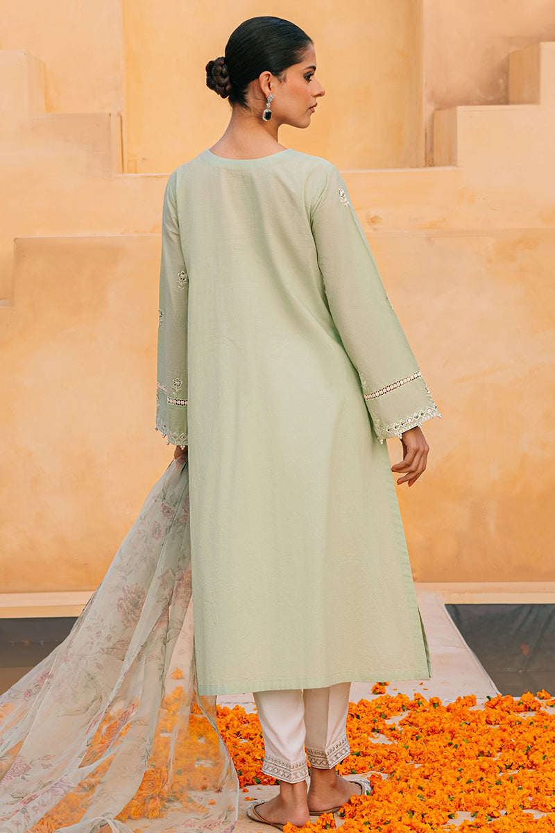 Autumn Hue 2-Piece Set - Stylish Shirt & Dupatta for Women | Perfect for Fall Fashion, Ethnic Wear & Special Occasions