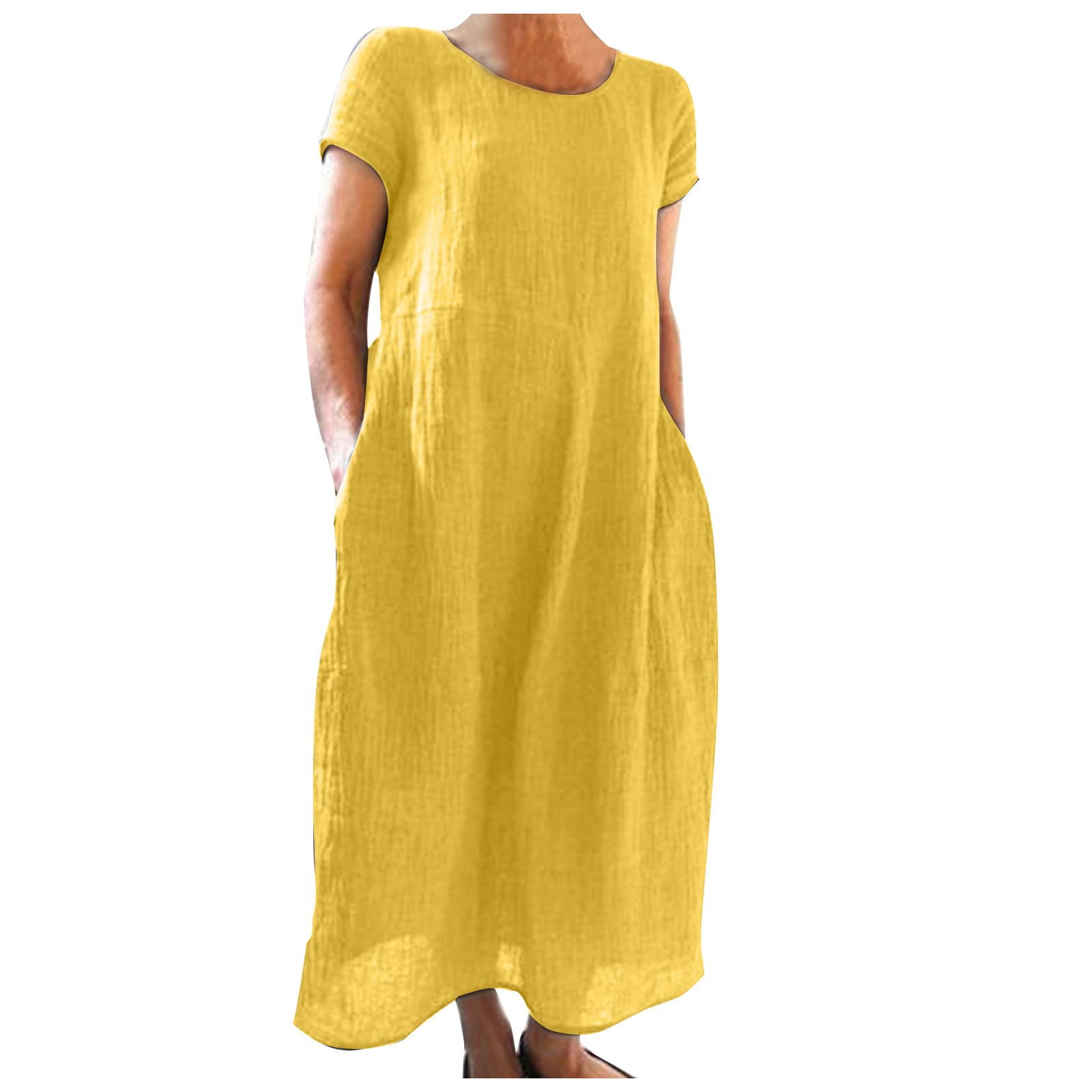 Youpwaven Women's Summer Dresses 2023 - Casual Black Maxi Dress for Beach, Vacation & Outdoor Parties