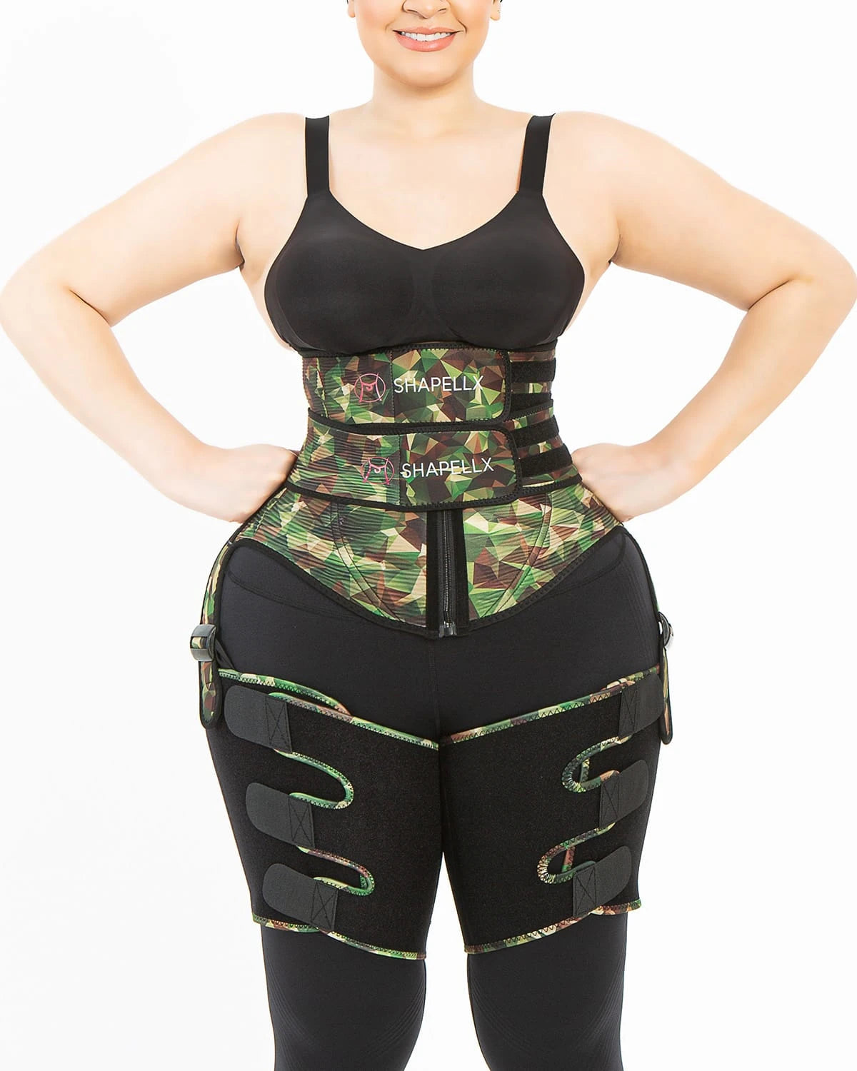 NeoSweat® 3-in-1 Tie Dye Waist Trainer, Thigh Trimmer & Butt Lifter for Women - Body Shaper for Workout, Weight Loss & Tummy Control - Perfect for Gym, Yoga & Everyday Wear