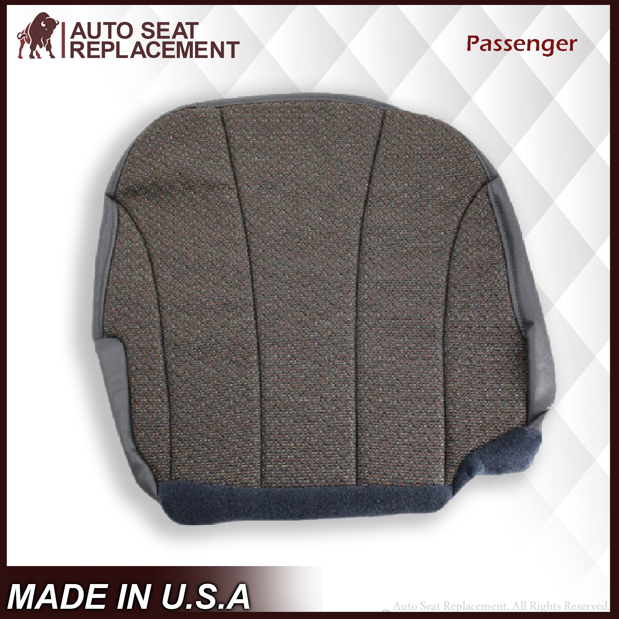 1999-2002 Chevy Silverado Work Truck Seat Covers - Dark Gray Cloth Interior Upgrade for Heavy-Duty Protection | Perfect for Construction, Farming & Off-Road Use