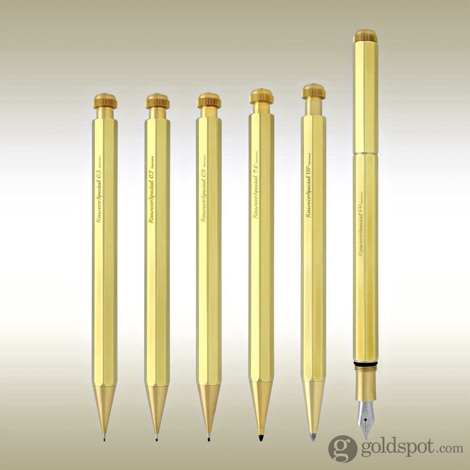 Kaweco Special Polished Brass Ballpoint Pen - Premium Writing Instrument for Office, School & Gift Giving