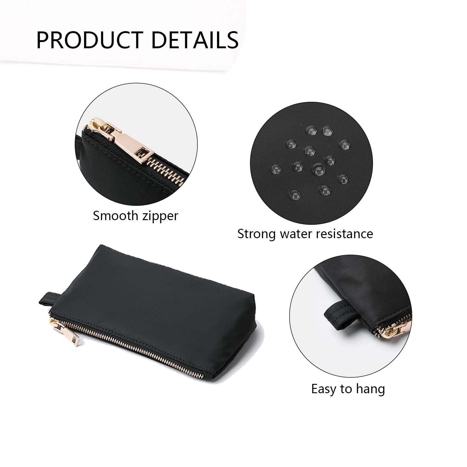 Stylish Nylon Makeup Bag - Compact & Convenient Handbag for Women, Ins Fashion Trendy Small Storage Pouch - Perfect for Travel, Gym, and Daily Essentials Organization