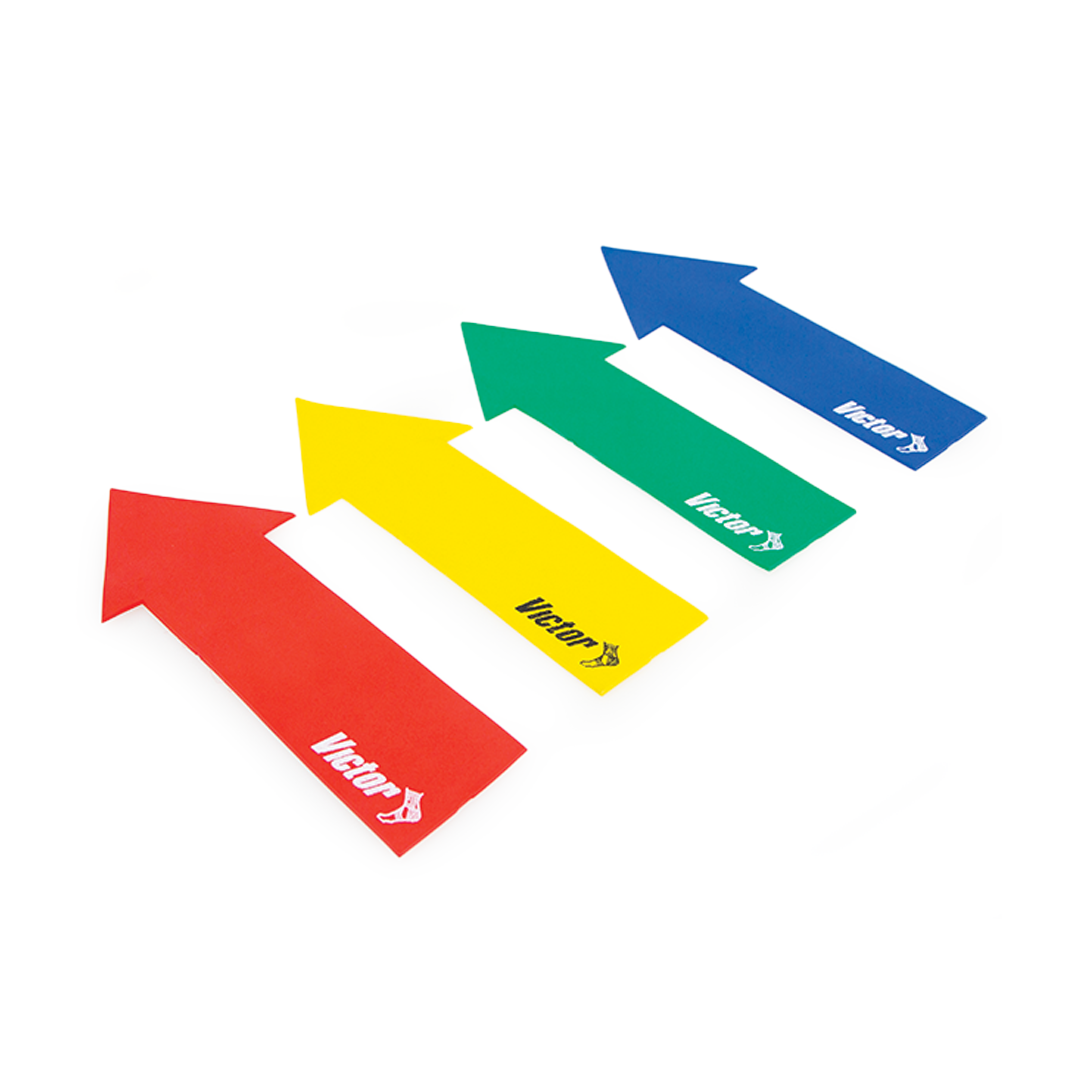 Victor Floor Marker Arrow - Non-Slip Vinyl Directional Sign for Warehouses, Factories & Retail Stores - Durable Safety Floor Marking Tape with Strong Adhesive