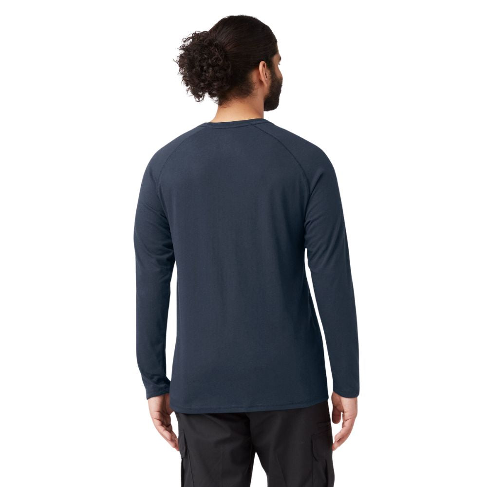 Dickies Men's Cooling Performance Long Sleeve Pocket T-Shirt - Moisture Wicking Work Shirt for Hot Weather & Outdoor Activities