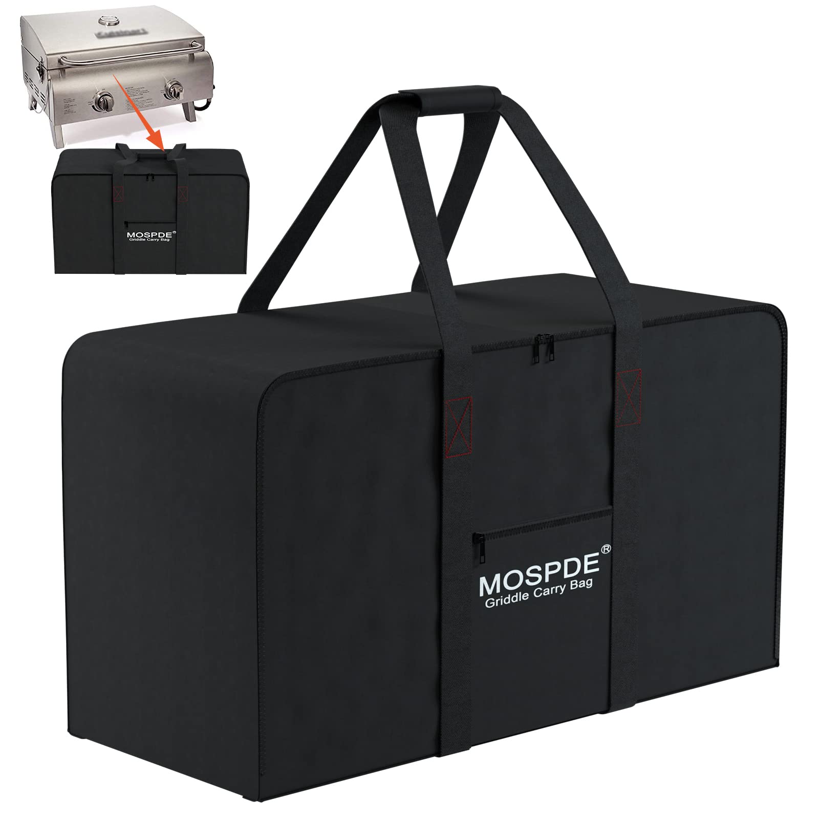 Portable Heavy Duty 600D Water-Resistant Grill Carry Bag for Cuisinart CGG-306 Gas Grill - Perfect for Camping, Picnics & Outdoor BBQ Parties