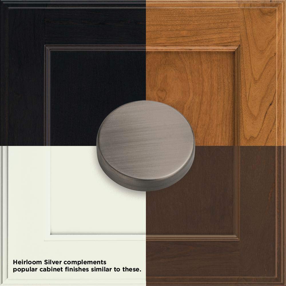 Franklin Brass Cabinet Handles 10-Pack - Heirloom Silver for Kitchen & Dresser