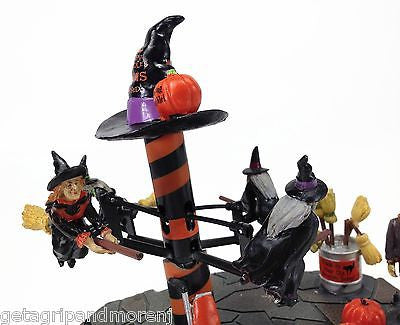 Halloween Decor - Sweepy McCurdles Broom Sculpture | Spooky Home & Party Decoration for Halloween Festivities
