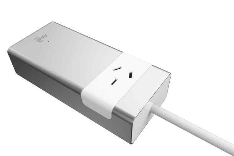 Aerocool Aluminum Power Board with 1 AC Outlet, 1 USB-C & 2 USB Ports - Compact Multi-Port Charging Station for Home, Office & Travel
