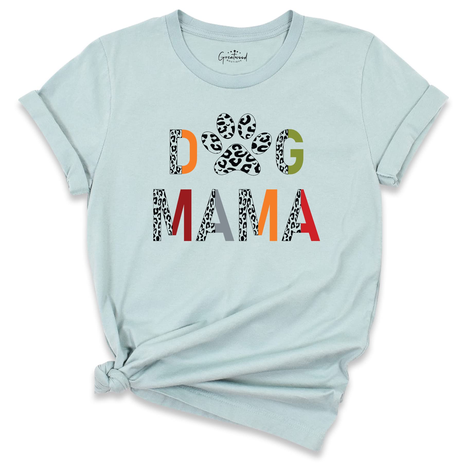 Dog Mom T-Shirt - Cute Dog Mama Tee for Women - Perfect Gift for Dog Lovers & Animal Lovers - Dog Mom Shirt for Mother's Day, Birthdays & Special Occasions - Comfortable Cotton Tee for Dog Owners - Wear to Dog Parks, Vet Visits & Pet-Friendly Outings