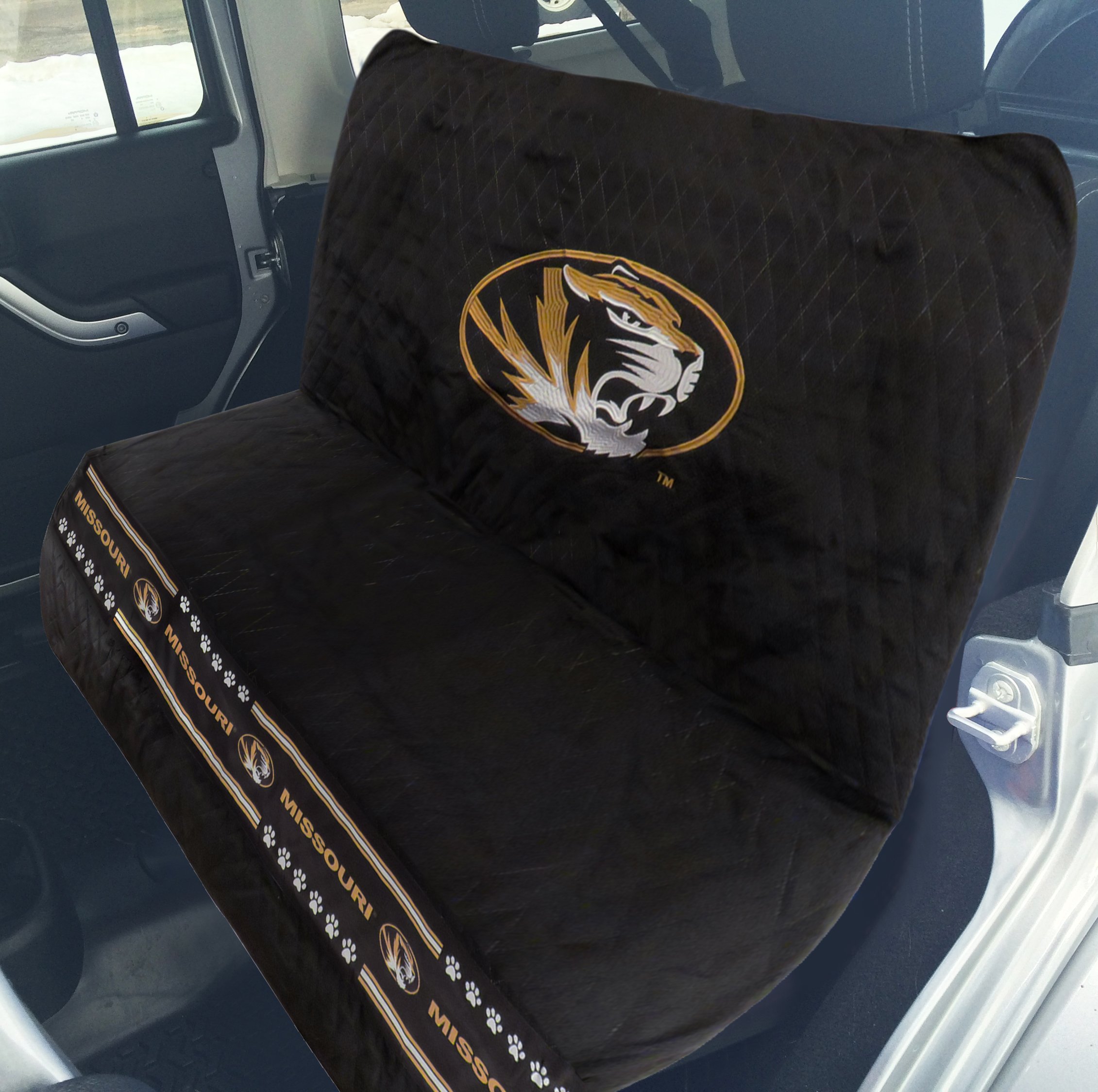 Missouri Tigers Pet Car Seat Cover for Dogs & Cats - Durable, Non-Slip, Waterproof - Perfect for Travel, Road Trips & Vet Visits
