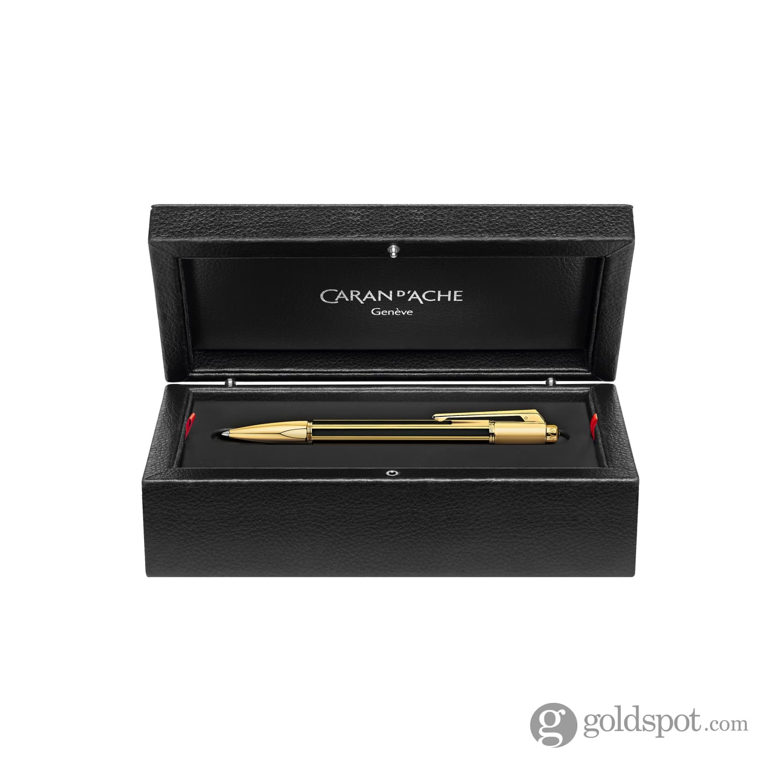 Premium Caran d'Ache Varius Ballpoint Pen - Elegant Chinablack & Gold Design - Perfect for Business Gifts, Executive Writing & Luxury Collectors