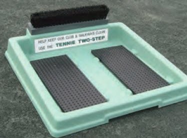Premium Bocce Balls Set - Tennis & Golf Court Accessories with Shoe Cleaner & Two-Step Brush - Perfect for Backyard Games, Sports Equipment Maintenance & Outdoor Activities