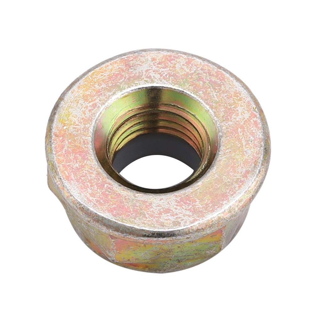 Universal M10x1.25 Left-Hand Threaded Blade Nut Replacement for Brush Cutter & Trimmer | Heavy Duty Left Hand Thread Accessory | Perfect for Lawn Care, Landscaping & Gardening Maintenance