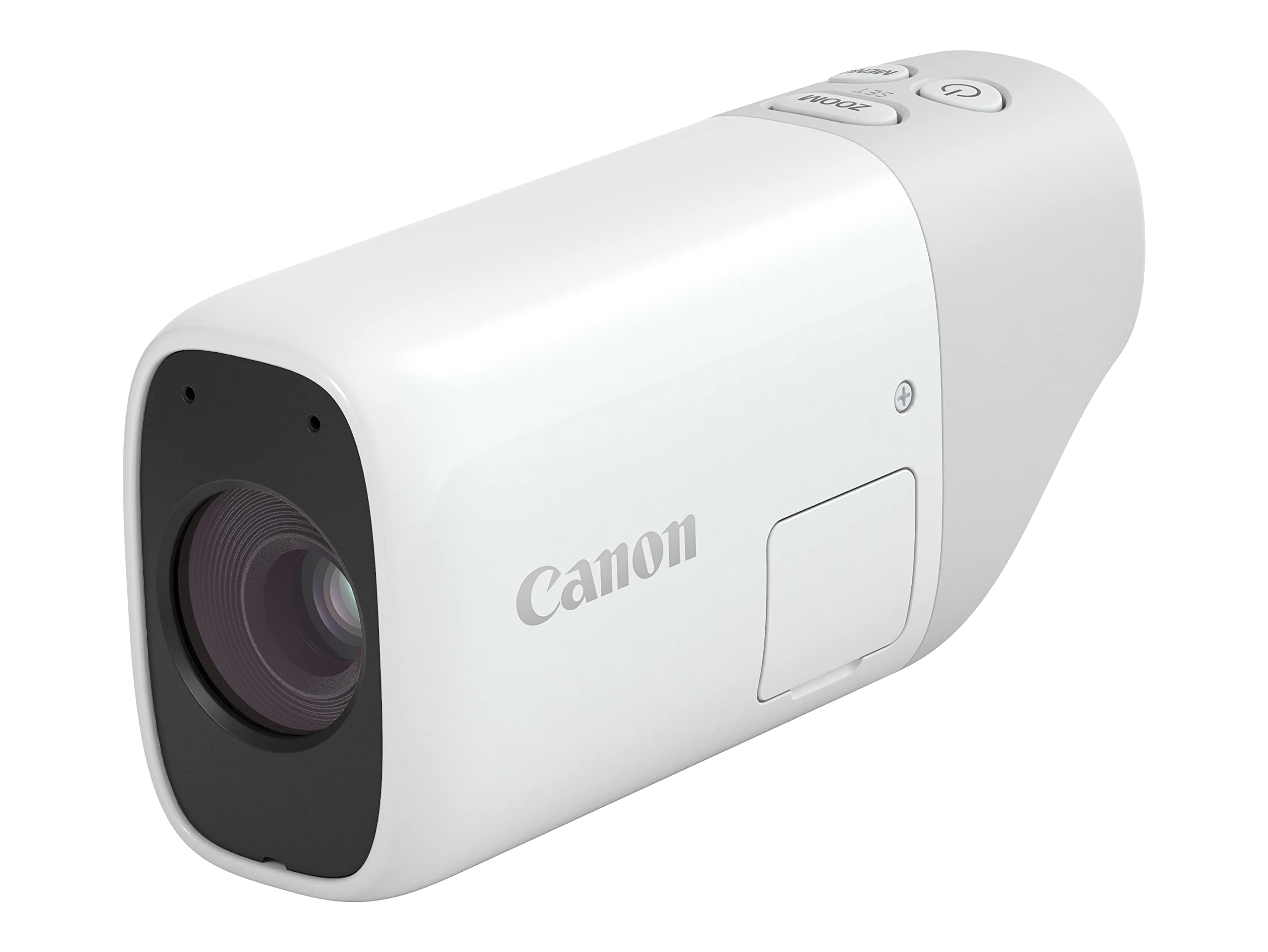 Canon PowerShot Zoom Digital Monocular with 400mm Optical Zoom & 800mm Digital Zoom - USB-C Charger & microSD Card Included - Perfect for Bird Watching, Wildlife Observation, Sports Events, Travel Photography, and Outdoor Adventures (White)