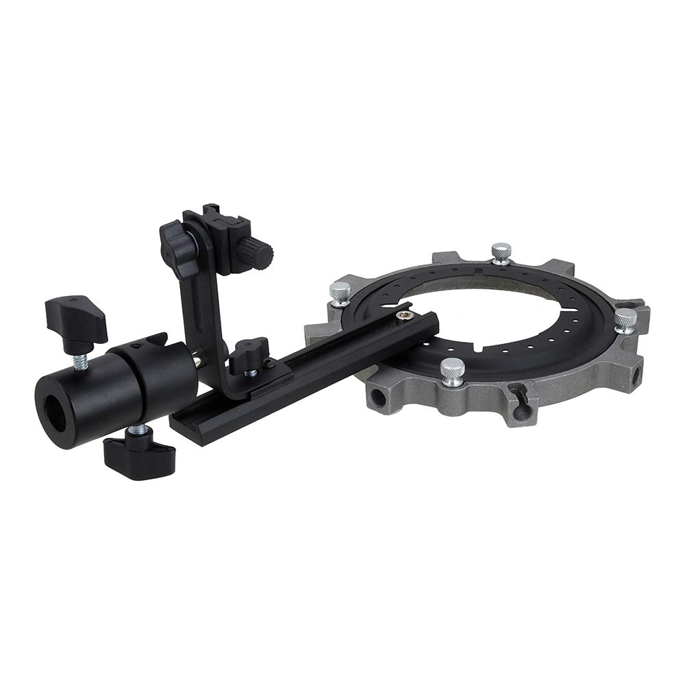 Fotodiox Speedring Flash Bracket - Compatible with Nikon, Canon, Pentax, Olympus, Vivitar, Metz, Nissin & Yongnuo Speedlites - Professional Photography Lighting Accessory for Studio & Outdoor Flash Photography