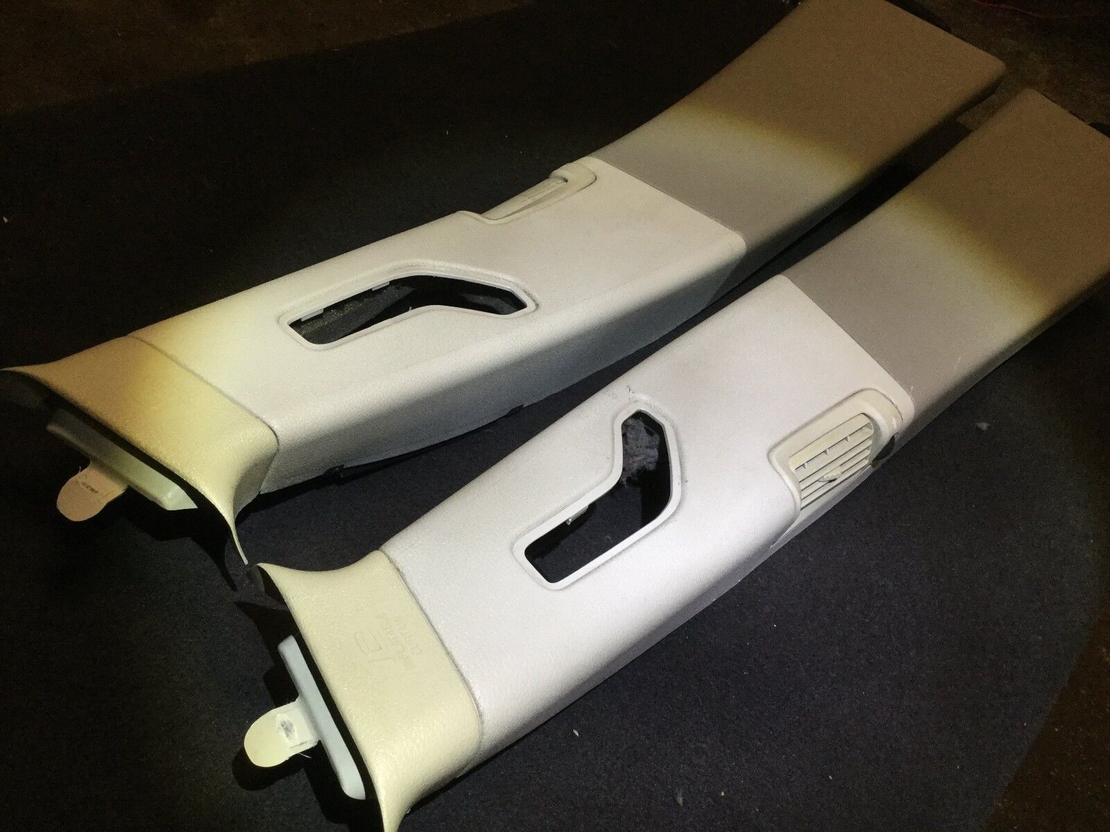 Volvo S60 Left & Right B Pillar Trim Cover Set - OEM Replacement Parts (2-Piece) for 2001-2009 Models - Interior Car Accessories Upgrade & Repair