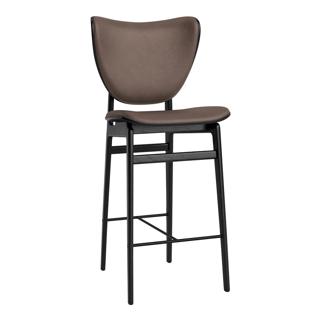 Elephant Counter Chair - Upholstered Bar Stool with Back Support for Kitchen Island, Breakfast Nook & Home Decor
