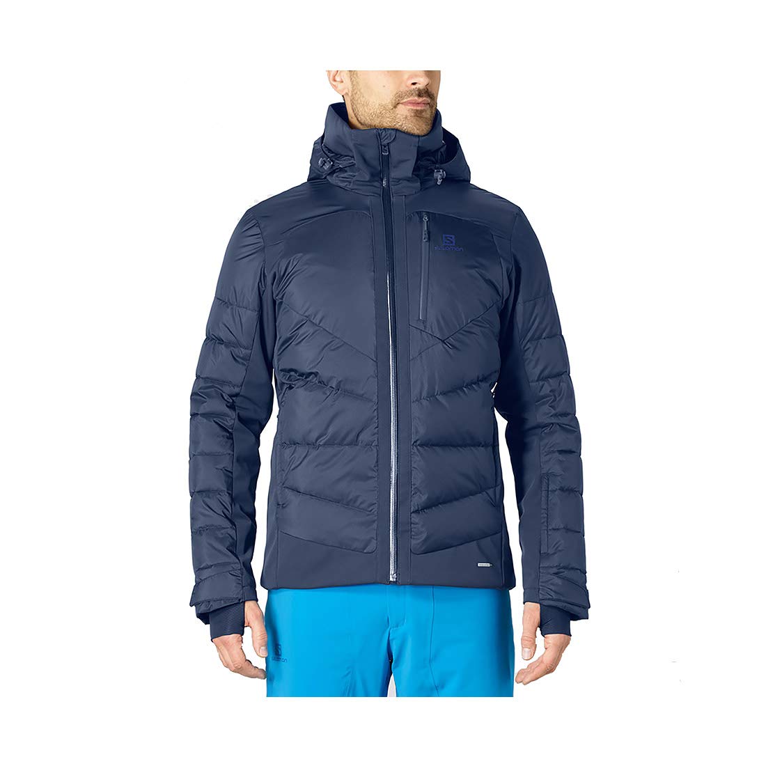 Salomon ICESHELF Men's Waterproof Winter Jacket - Insulated Ski Coat for Cold Weather & Outdoor Activities