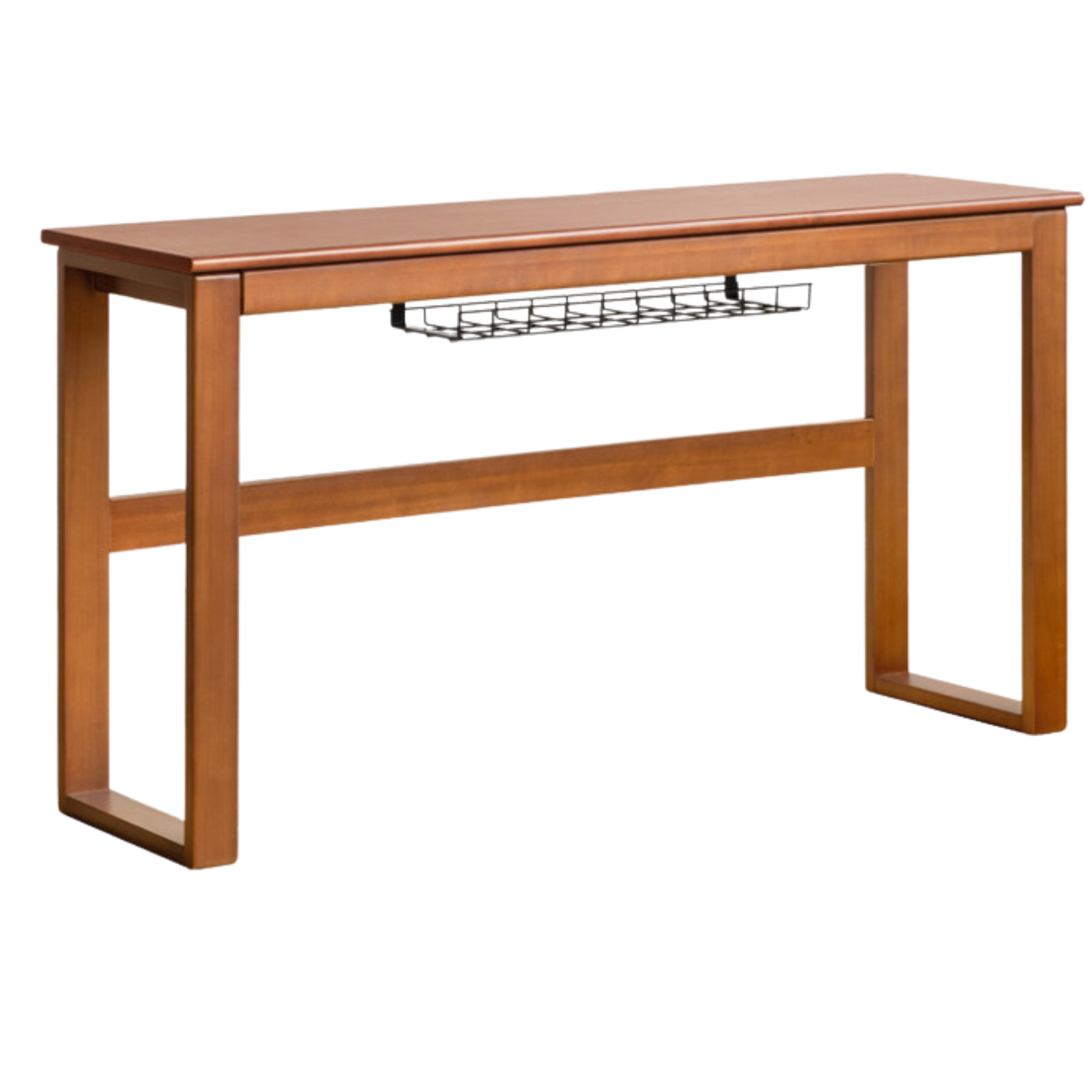 Solid Oak and Poplar Wood Office Desk - Long Executive Workstation for Home & Office - Perfect for Remote Work, Study, and Professional Workspaces