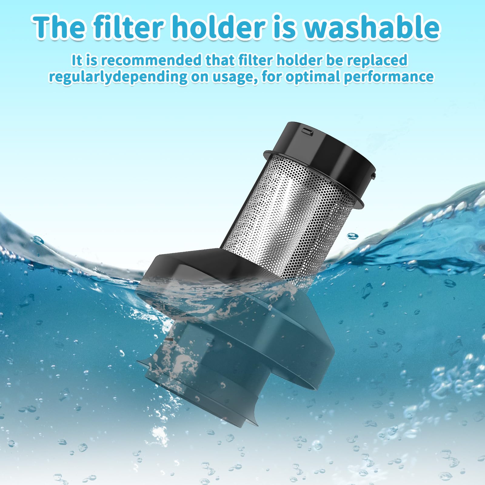Tineco A10/A11/S11/S12 Vacuum Filter Holder - Washable Mesh for Home Cleaning