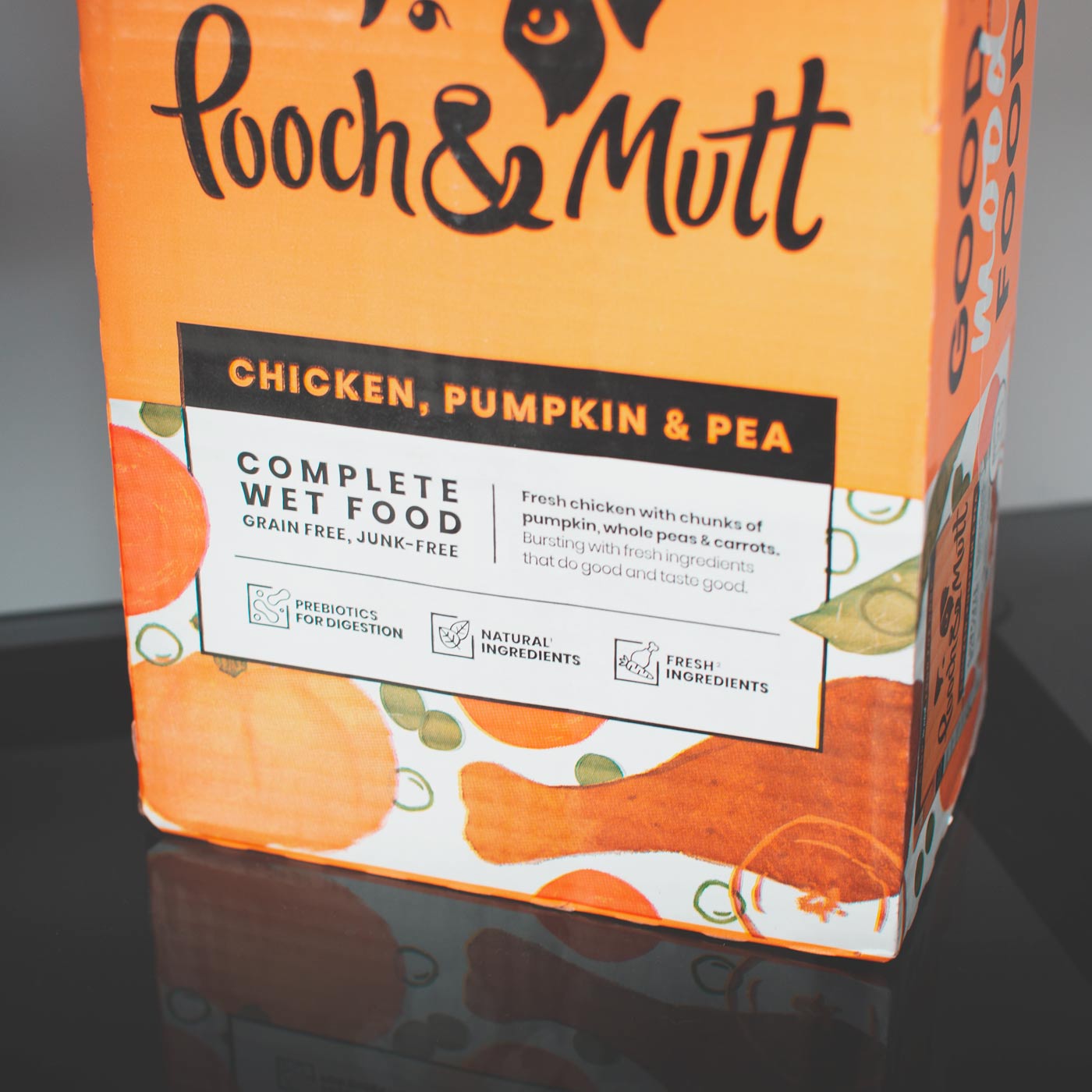 Pooch & Mutt Natural Grain-Free Dog Food - Chicken, Pumpkin & Pea Recipe (12 Pack) - Healthy Digestive Support for Adult Dogs - Perfect for Sensitive Stomachs & Allergies