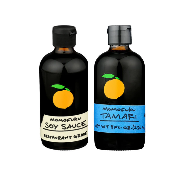 Momofuku Soy Sauce & Tamari Sauce Set - Premium Japanese Seasoning for Sushi, Ramen & Asian Cooking - Gluten-Free, Vegan & Non-GMO Soy Sauces for Home Chefs & Food Lovers