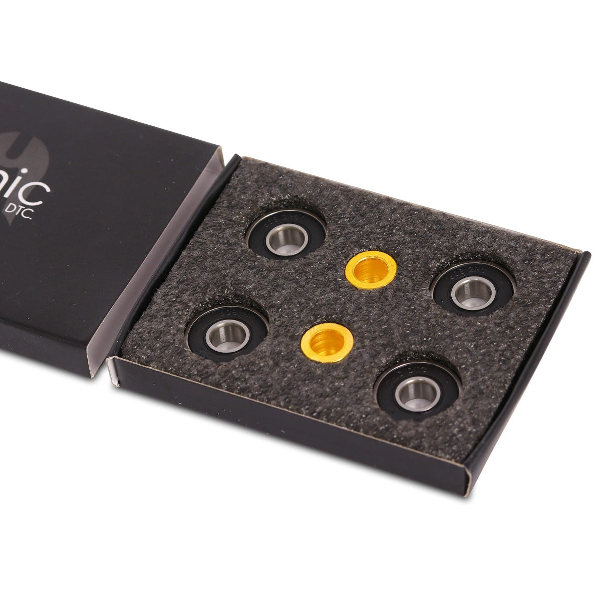 High-Quality Ethic Bearings and Spacers Kit - Durable Precision Components for Skateboards, Scooters, and Rollerblades - Perfect for Smooth Rides and Long-Lasting Performance