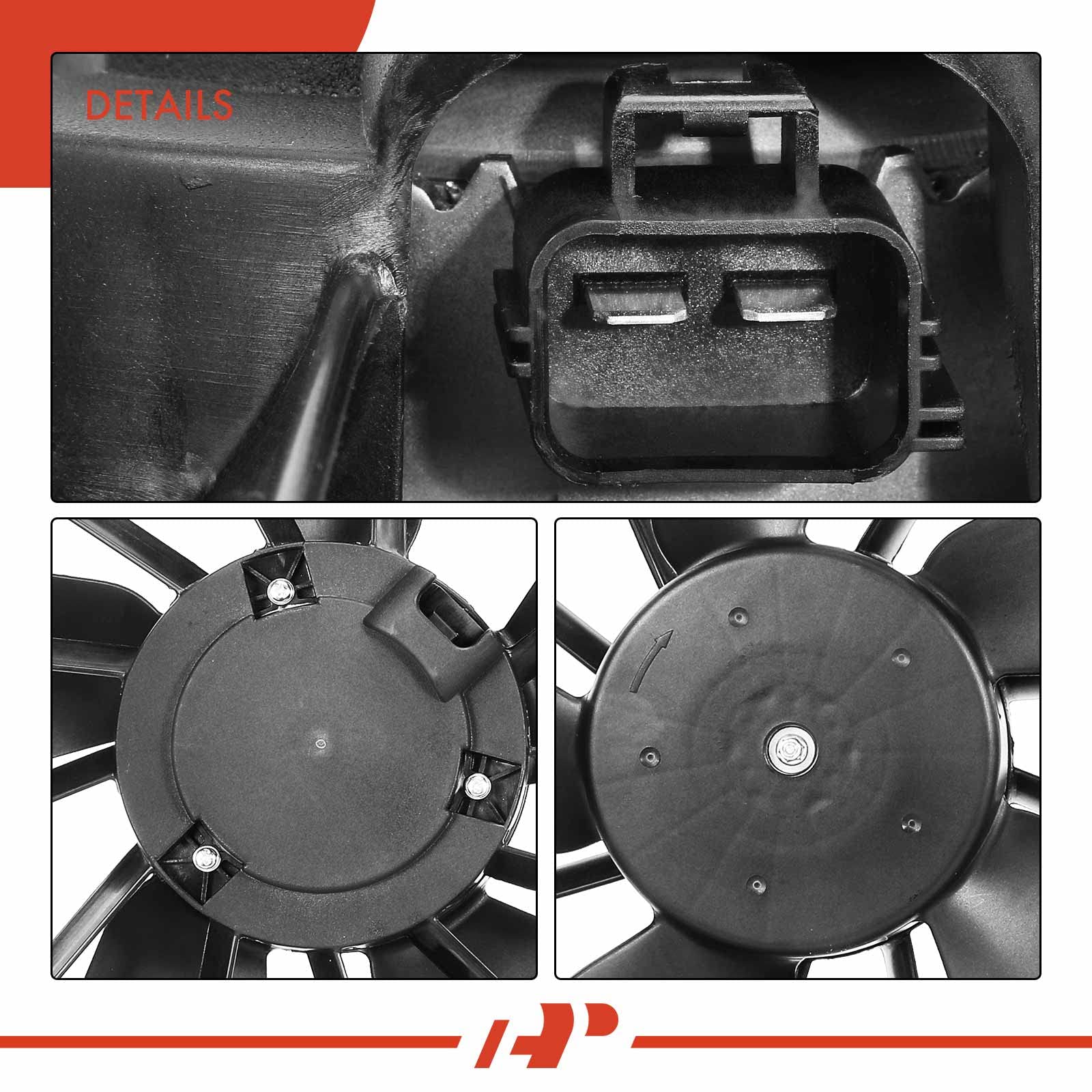 Premium A/C Condenser & Cooling Fan Assembly for Ford F-150 2015-2019, Expedition 2018-2028 & Lincoln Navigator 2018-2019 | 2.7L 3.3L 3.5L 5.0L Engine | Replacement for FL3Z19712B, JL3Z8C607B | 2-Piece Set | Perfect for Summer Cooling & Off-Road Adventures