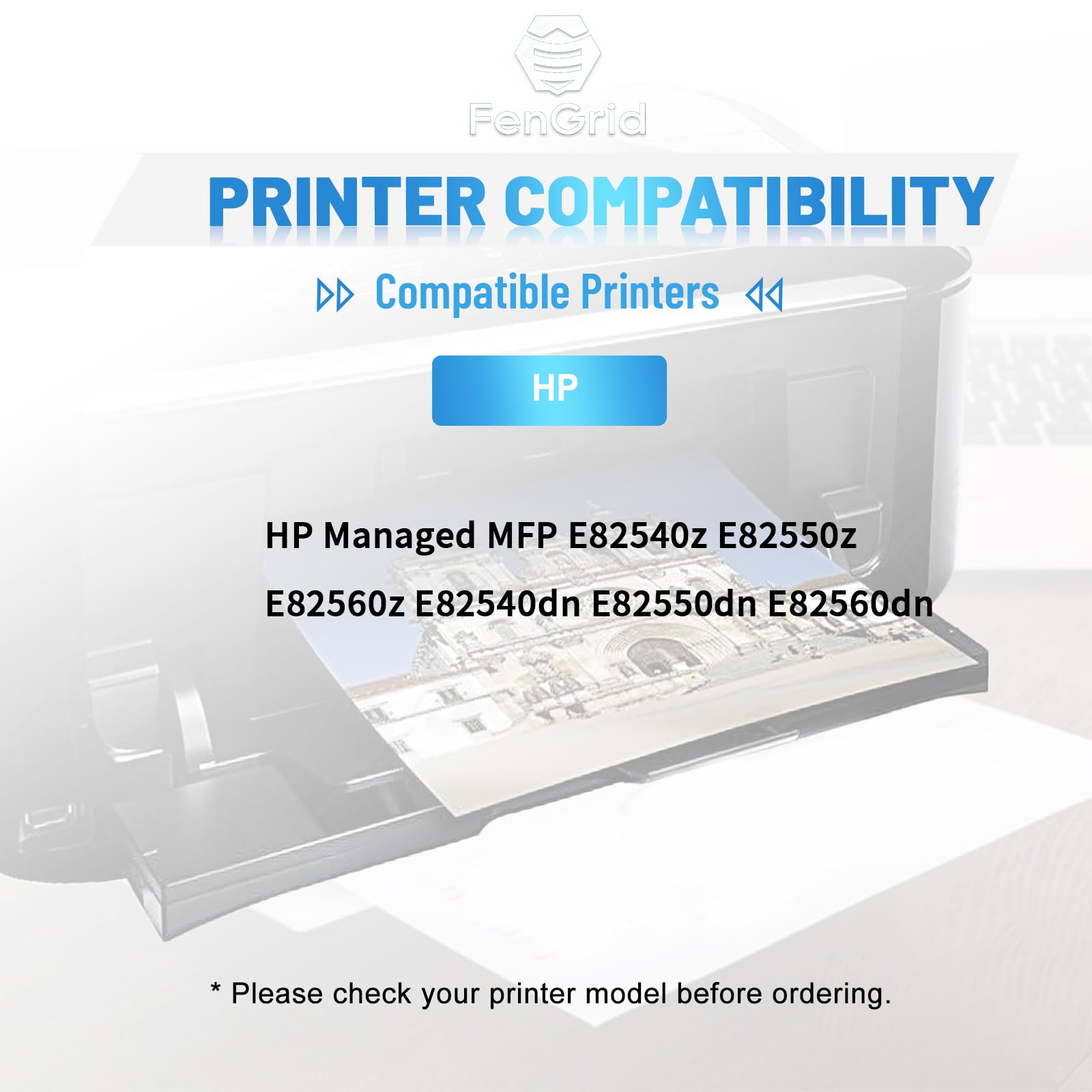 W9015MC (W9014MC) Compatible Imaging Drum Unit for HP Managed MFP E82560z E82550z E82540z E82540dn E82550dn E82560dn Printers - High-Quality Replacement Toner Cartridge for Office & Business Printing Needs