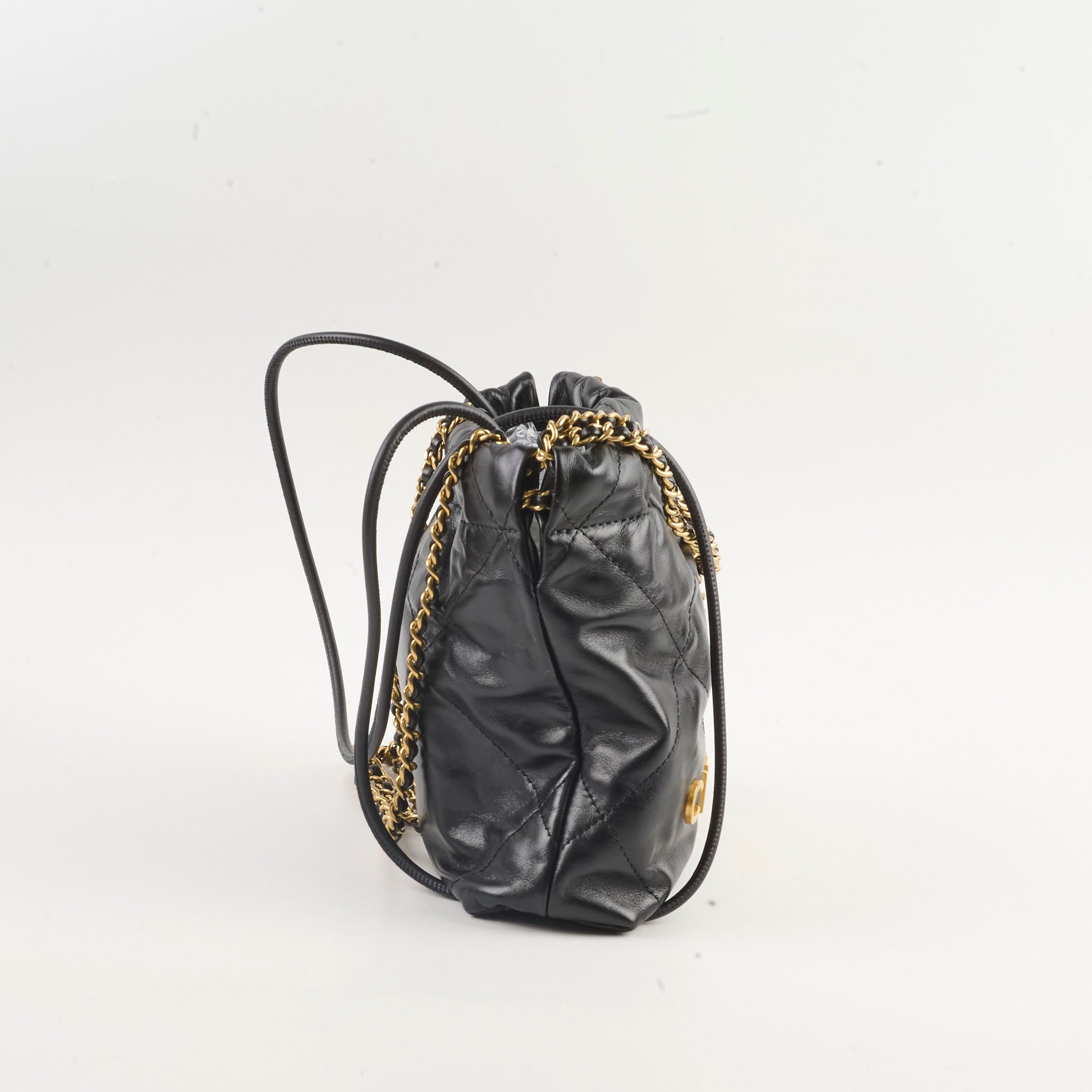 Original Chanel Mini 22 Bag Black with Microchip - Luxury Designer Crossbody Purse for Women, Perfect for Parties, Date Nights & Everyday Use