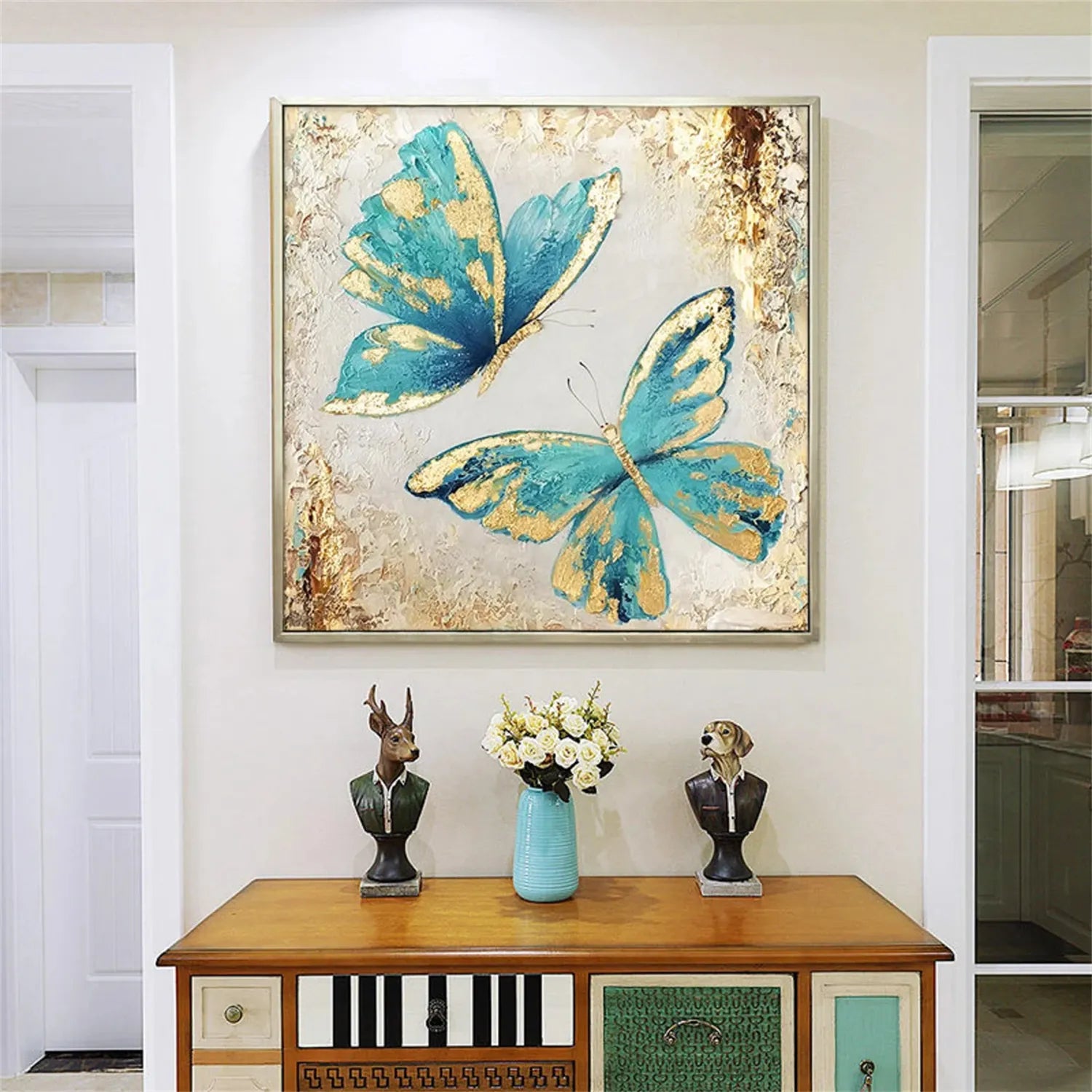 Animal Art Painting #AP054 - Handmade Wildlife Canvas Art for Home & Office Decor | Perfect for Living Room, Bedroom, or Gift