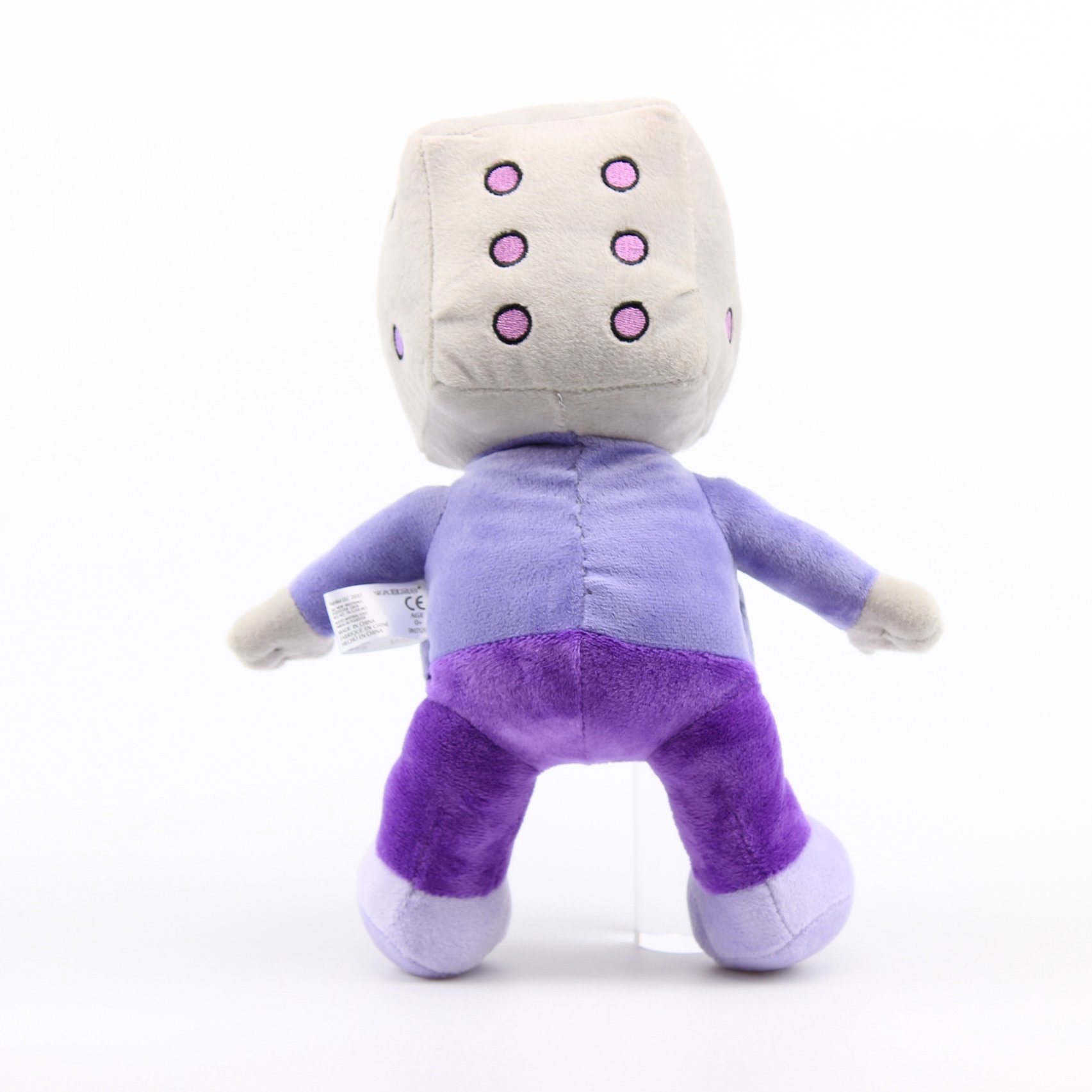 King Dice Plush 11'' Soft Stuffed Toy - Collectible Plush Figure from Cuphead Game - Perfect for Gamers, Collectors, and Cuphead Fans as Gift or Room Decor