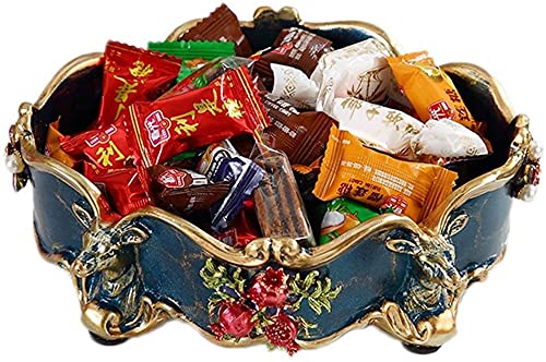 Premium Dried Melon Seeds Snack Plate - Elegant European Style Home Decor for Living Room, Candy & Nut Serving Tray | Perfect for Entertaining, Coffee Tables, and Party Snack Displays