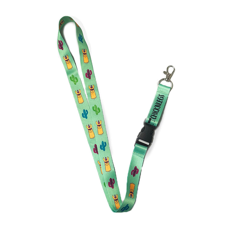 Green Llamas Lanyard - Durable & Stylish Neck Strap for ID Badges, Keys & Event Passes - Perfect for Work, School & Conferences