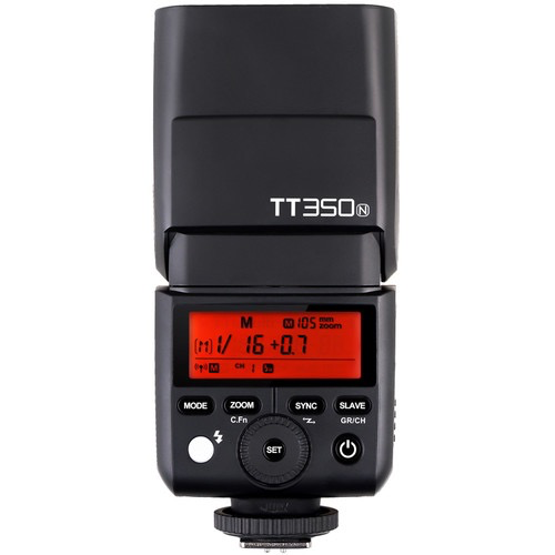 Godox TT350N Mini TTL Speedlite Flash for Nikon DSLR & Mirrorless Cameras - Perfect for Portrait, Wedding & Event Photography