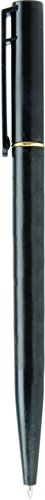 300 Custom Logo Retractable Ballpoint Pens - Bulk Promotional Pens with Black Ink - Valet Model (Black) - Only $0.49 Each - Perfect for Corporate Gifts, Trade Shows & Branding Events