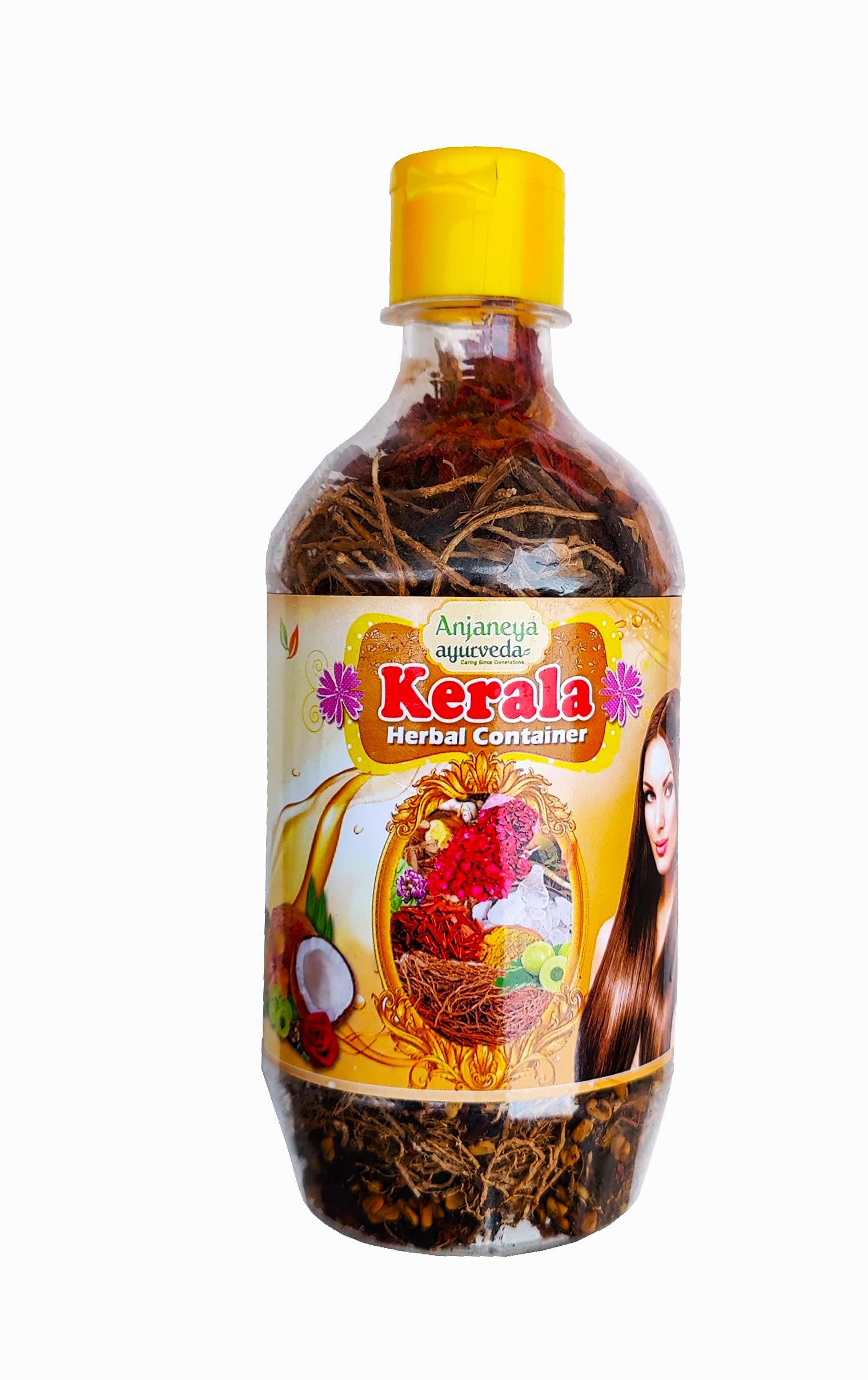 SSKR Ayurvedic Herbal Hair Oil Mix with Vital Herbs - DIY Natural Hair Growth Treatment for Strong, Shiny, Dark Hair - Perfect for Daily Scalp Massage & Hair Care Routine
