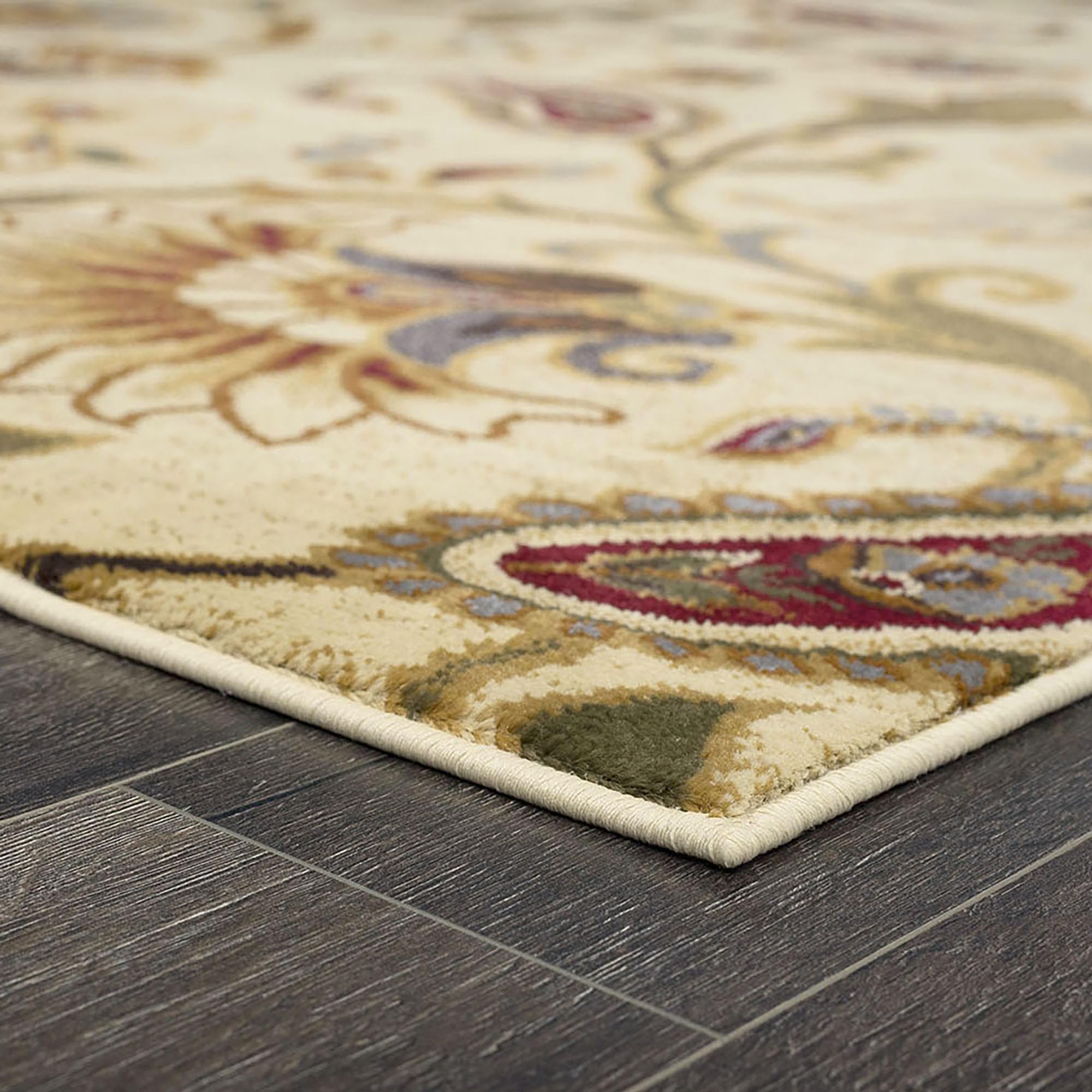 Fairfield Beige Modern 5x7 Area Rug - Soft Contemporary Carpet for Living Room, Bedroom, Dining Room & Entryway - Non-Slip Indoor Floor Mat - Perfect for Home Decor, Apartment & Office Use