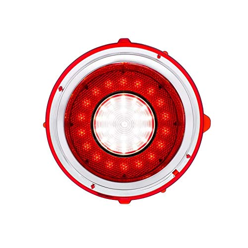 United Pacific 110375-76 LED Backup Light Kit for 1970-1973 Chevy Camaro - High Visibility Reverse Lights with LED Flasher | Perfect for Night Driving & Car Shows