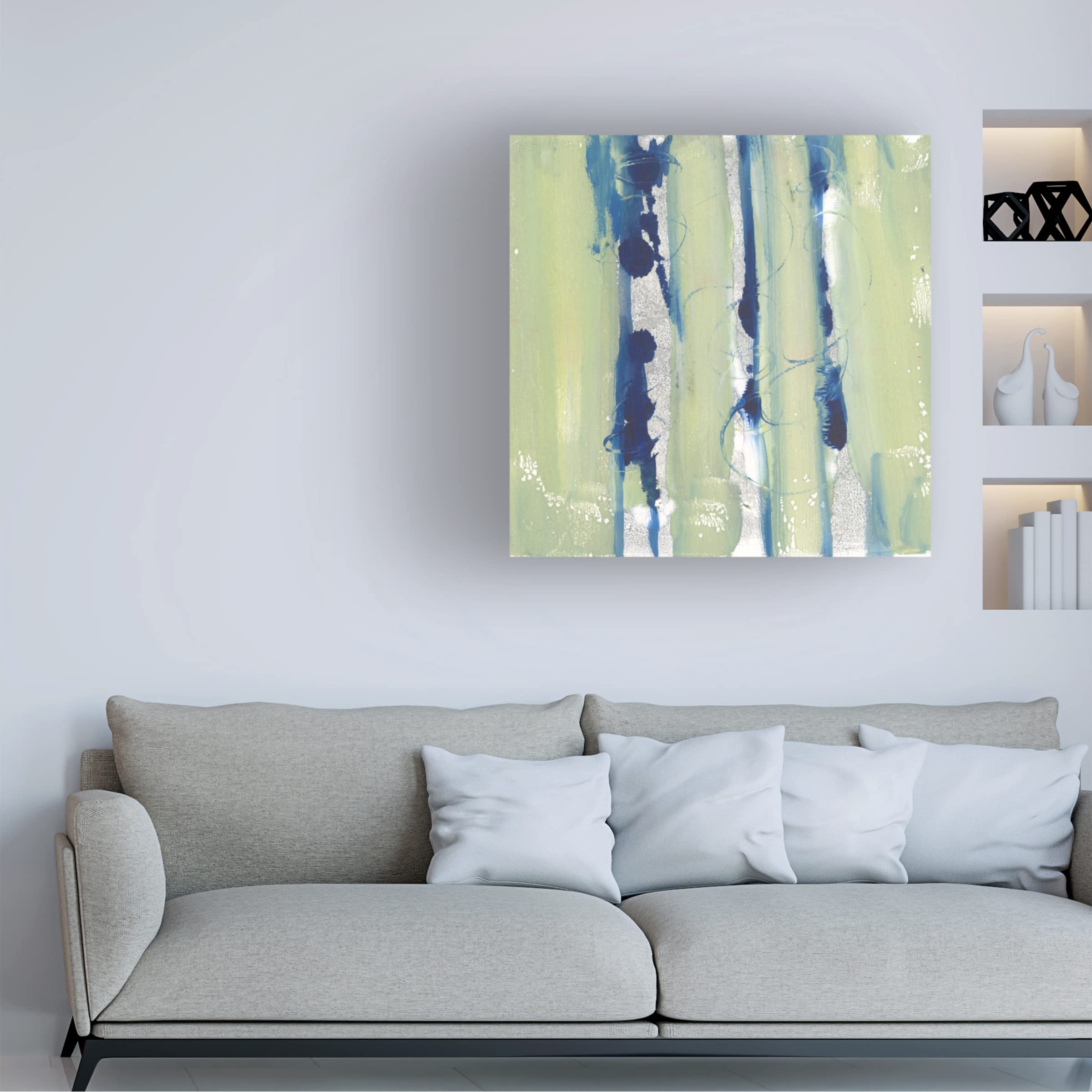 Upward Bound I Canvas Art Print by Joyce Combs - Modern Abstract Wall Decor for Living Room, Bedroom & Office - Trademark Fine Art Collection
