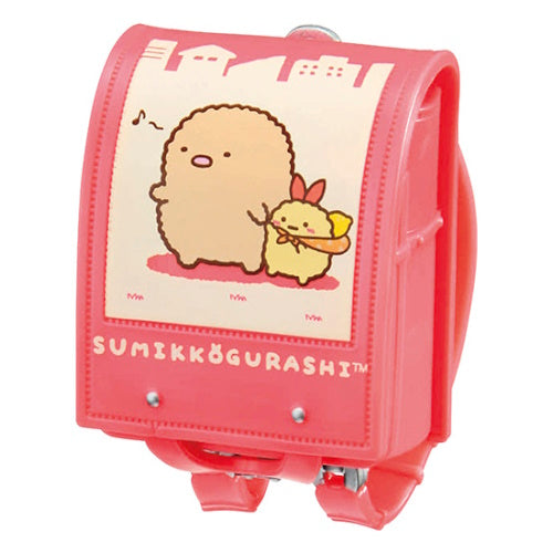 San-x Sumikko Gurashi Mini Schoolbag 2 Inch Collectible Toy - Cute Japanese Character Backpack for Display, Gift & Kawaii Collection