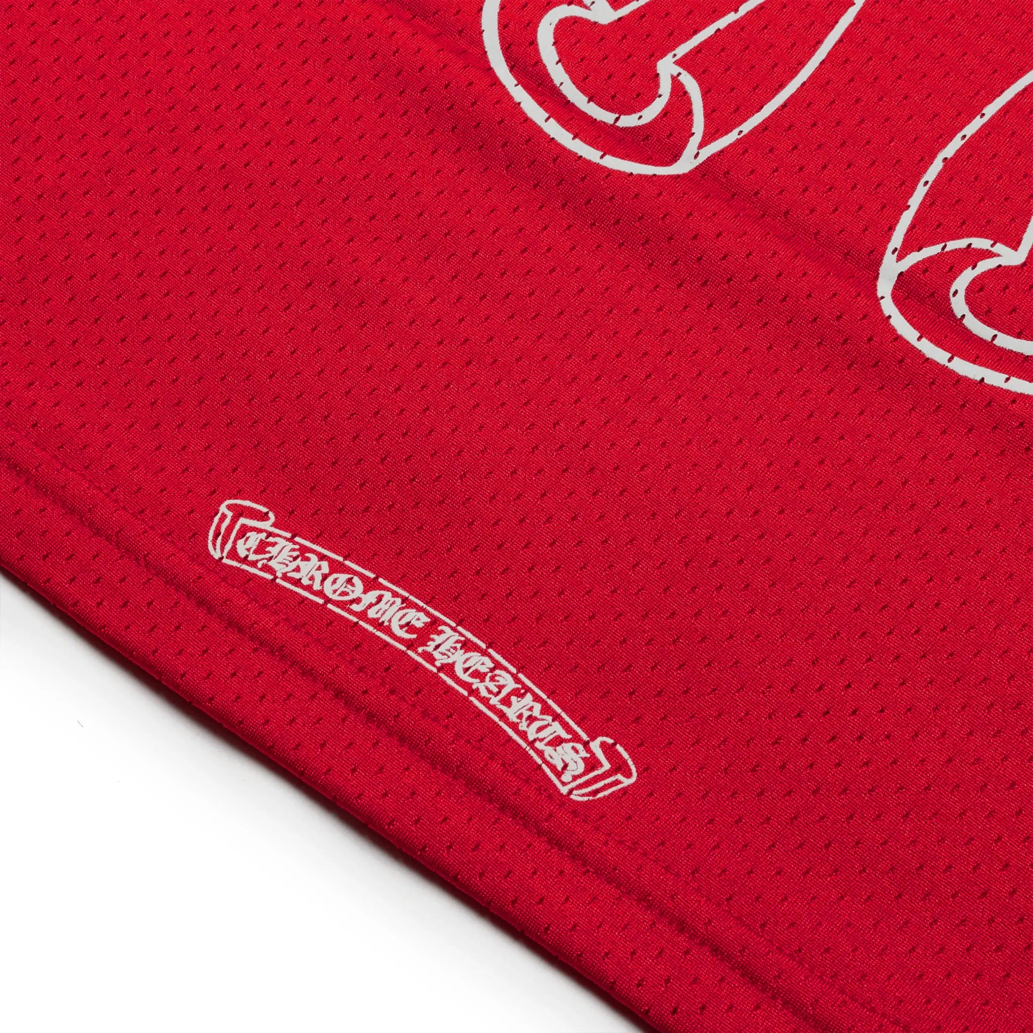 Chrome Hearts Matty Boy Form Stadium Mesh Red Jersey - Stylish & Comfortable for Streetwear, Casual Outfits & Sports Events