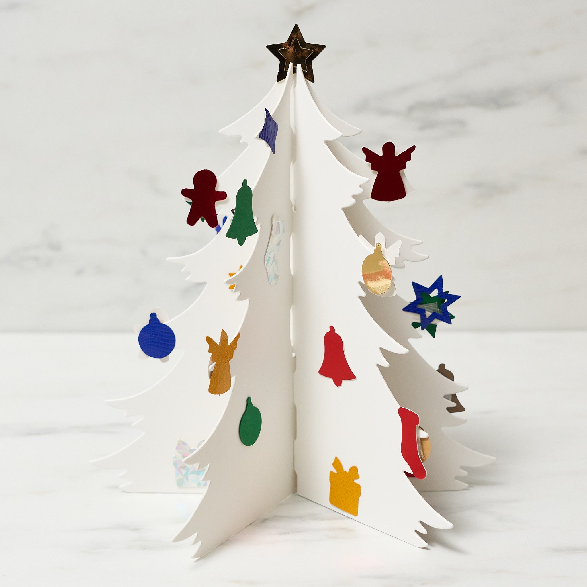 Nordic Paper Christmas Tree - Eco-Friendly DIY Holiday Decor for Home & Office | Perfect for Christmas Party, Gift Wrapping & Festive Table Centerpiece