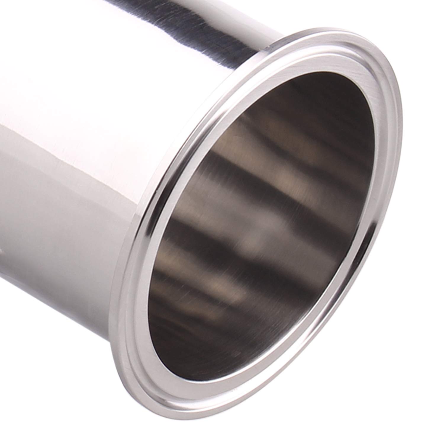 DERNORD 3-Way Reducing Clamp Tee - 304 Stainless Steel Sanitary Fitting (3